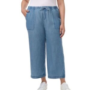 NWT Splendid Wide Leg Crop Pants XL